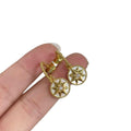 Eight-Point Star Compass Earrings