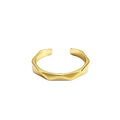 Bague fine géométrique
