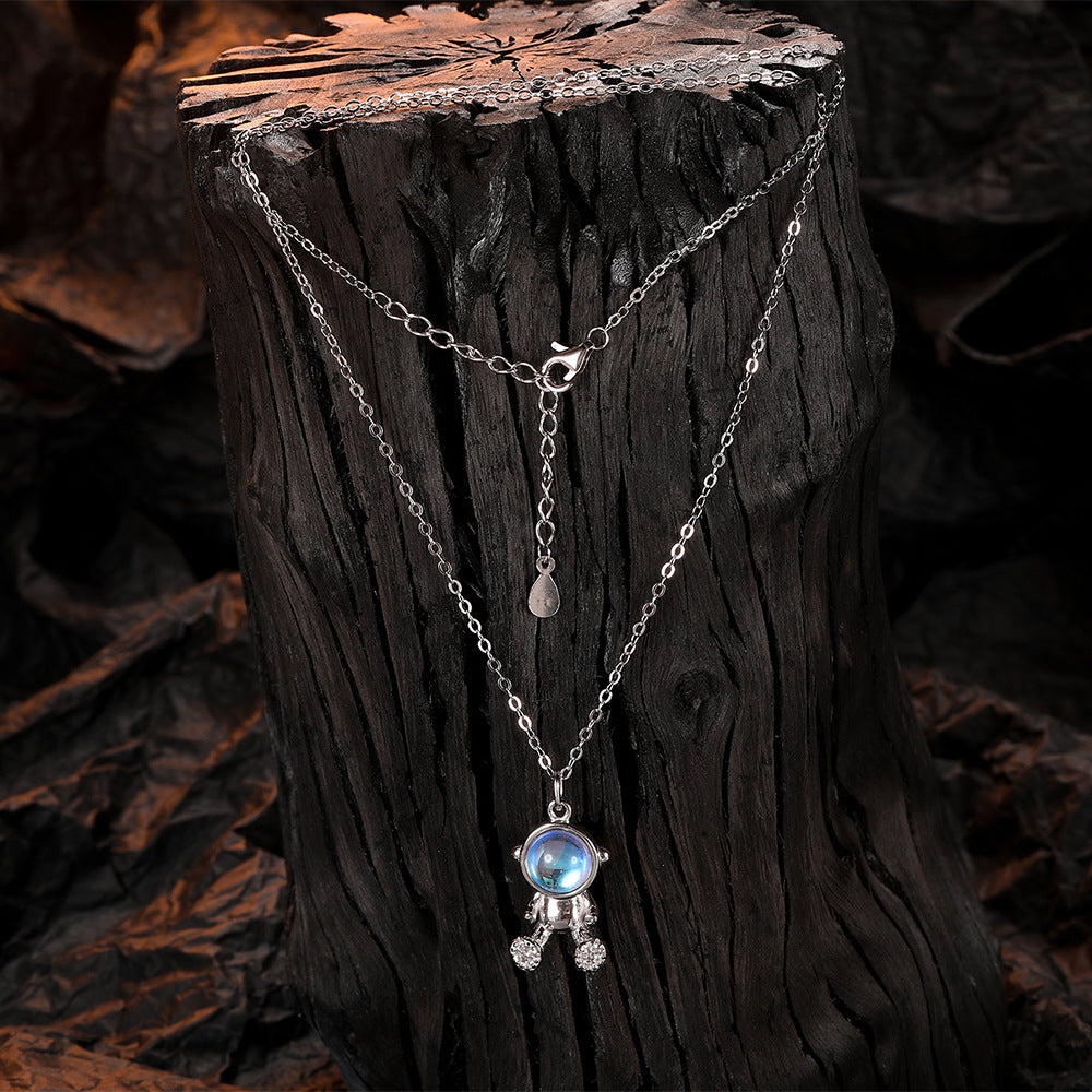 Astronaut Diamond Necklace