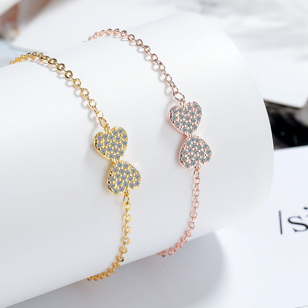 Diamond Bow Bracelet