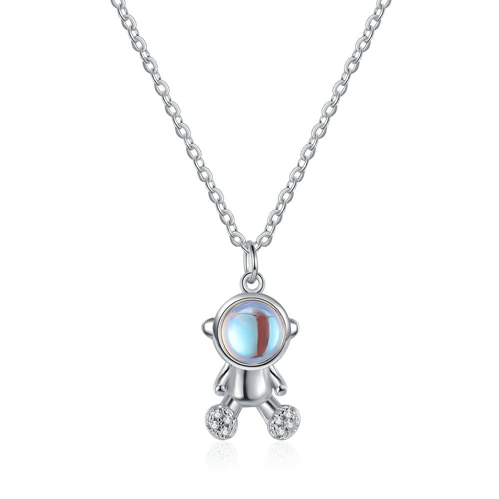 Astronaut Diamond Necklace
