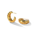 Boucles d'oreilles géométriques en forme de C