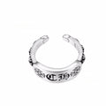 CH-S925 Silver Plated Vintage Open Hip Hop Ring(13)