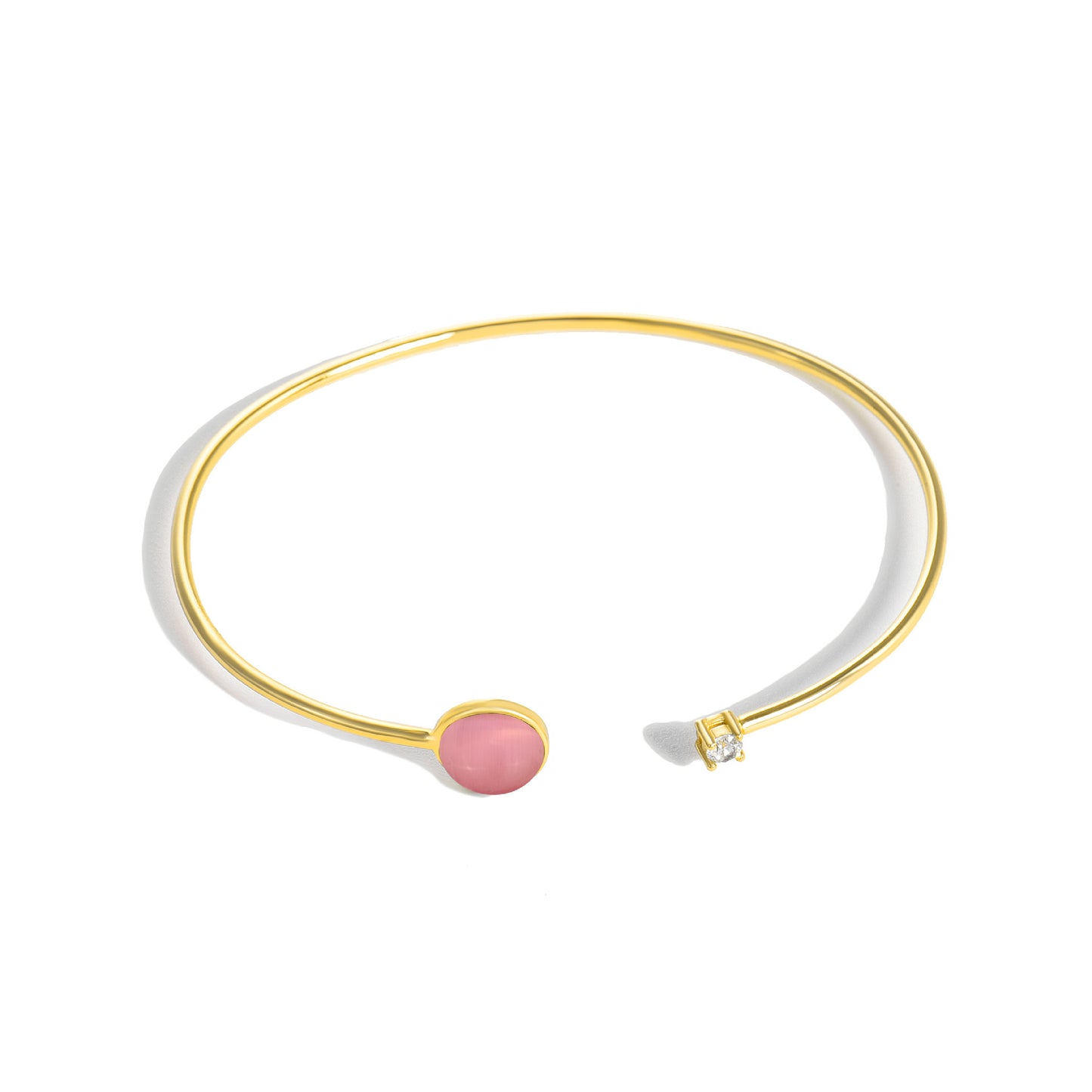 Malachite Red Agate Open Diamond Bracelet