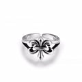CH-S925 Silver Plated Vintage Open Hip Hop Ring(26)