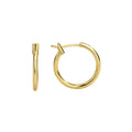 Boucles d'oreilles rondes lisses minimalistes
