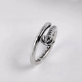 CH-S925 Silver Plated Vintage Open Hip Hop Ring(31)