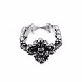 CH-S925 Silver Plated Vintage Open Hip Hop Ring(15)