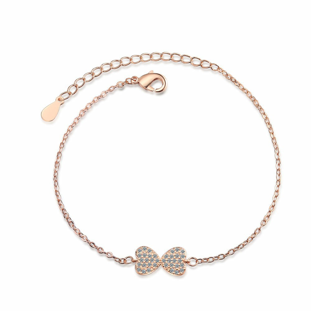 Diamond Bow Bracelet