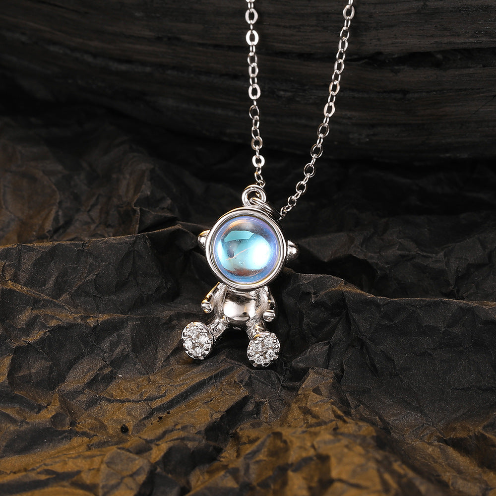 Astronaut Diamond Necklace