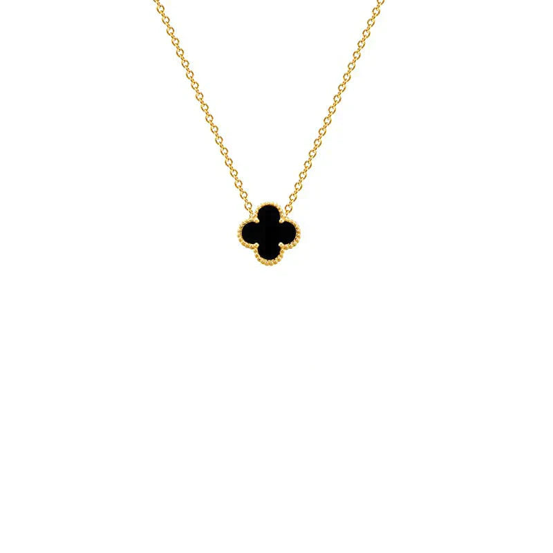 Clover Pendant Necklace – 18K Gold Plated, Waterproof & Elegant Gift
