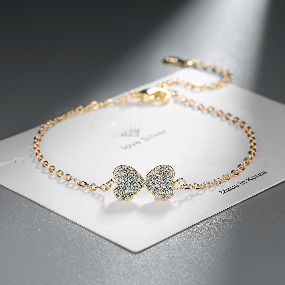 Diamond Bow Bracelet