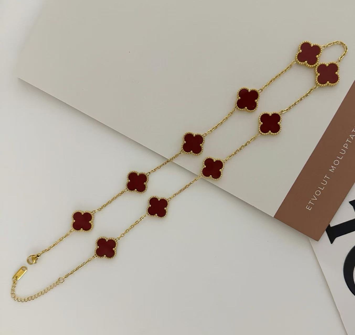 Luckcoo Multi Clover Necklace – Elegant Gift for Her, Waterproof & Tarnish Free