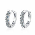 Diamond Hoop Earrings
