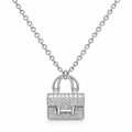 Crystal Mini Handbag Necklace – Purse Pendant