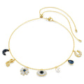 Celestial Evil Eye Multi-Charm Necklace