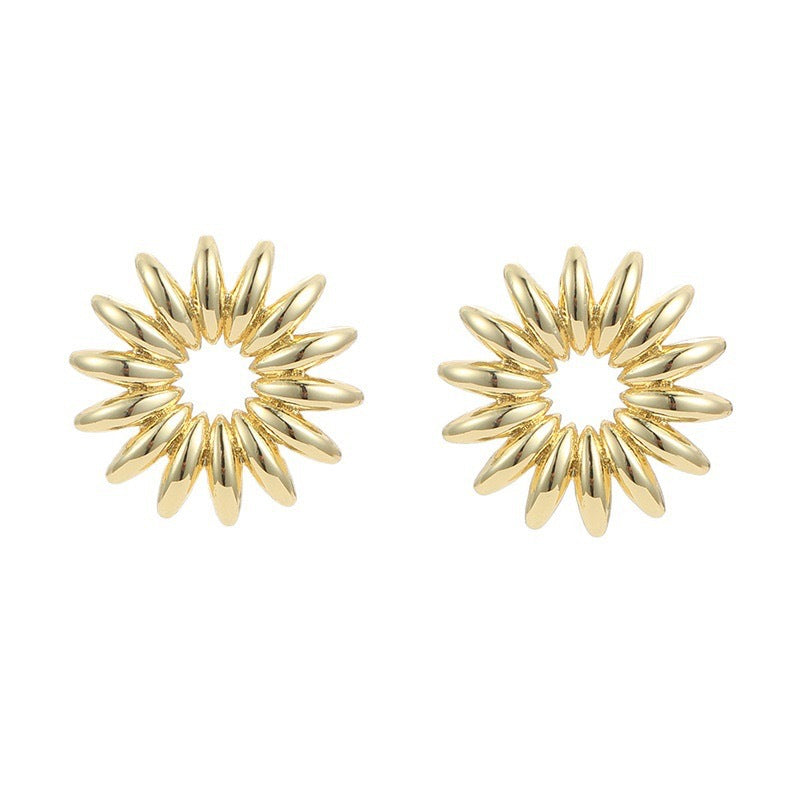 Boucles d'oreilles tournesol marguerite