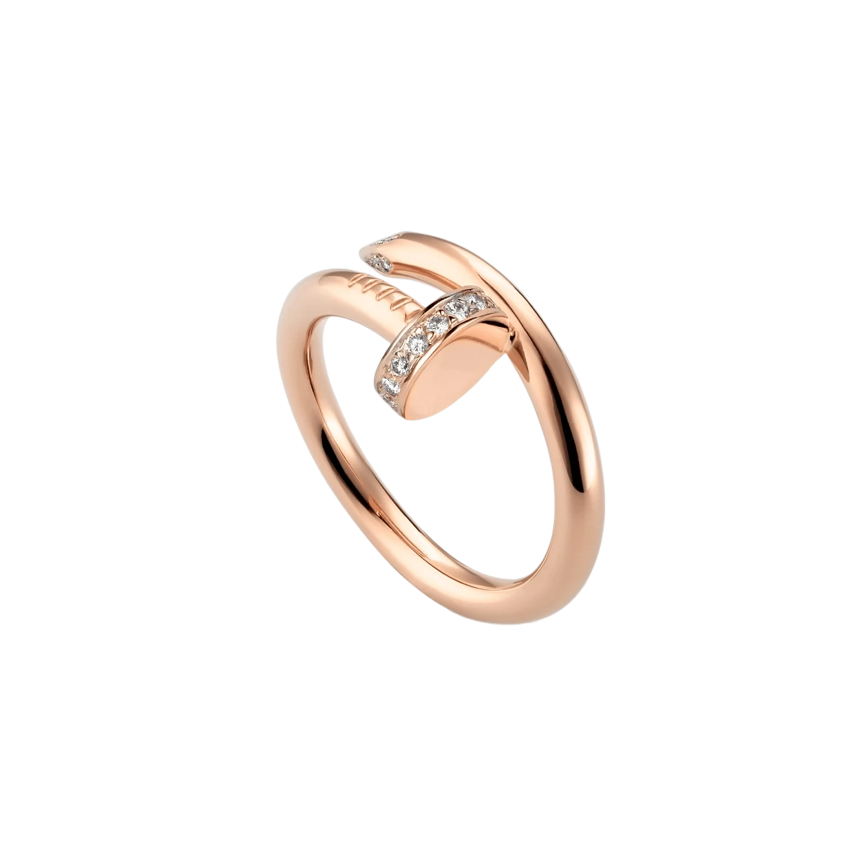 BAGUE À ONGLES DELUXE OR ROSE