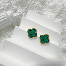 Four-Leaf Clover Earrings for Women – 925 Silver, 18K Gold Plated, Hypoallergenic