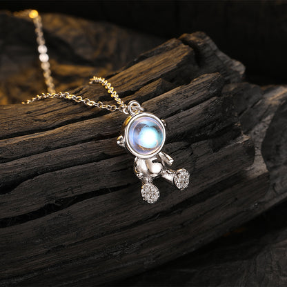 Astronaut Diamond Necklace