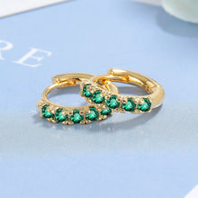 Boucles d'oreilles créoles en diamant 