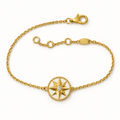 Eight-Point Compass Star Charm Bracelet