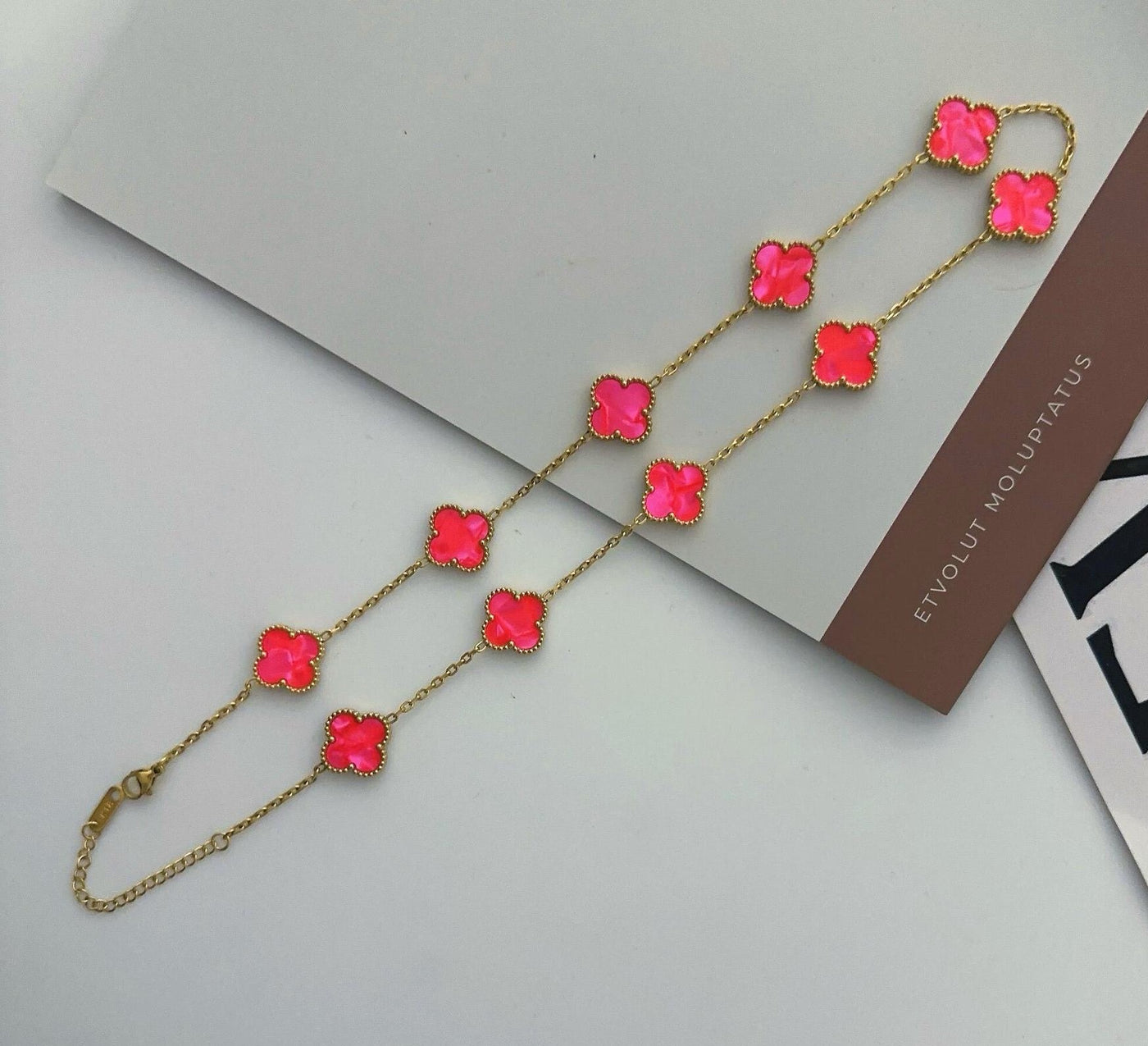 Luckcoo Multi Clover Necklace – Elegant Gift for Her