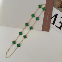Ten-flower four-leaf clover necklace – Elegant Gift for Her