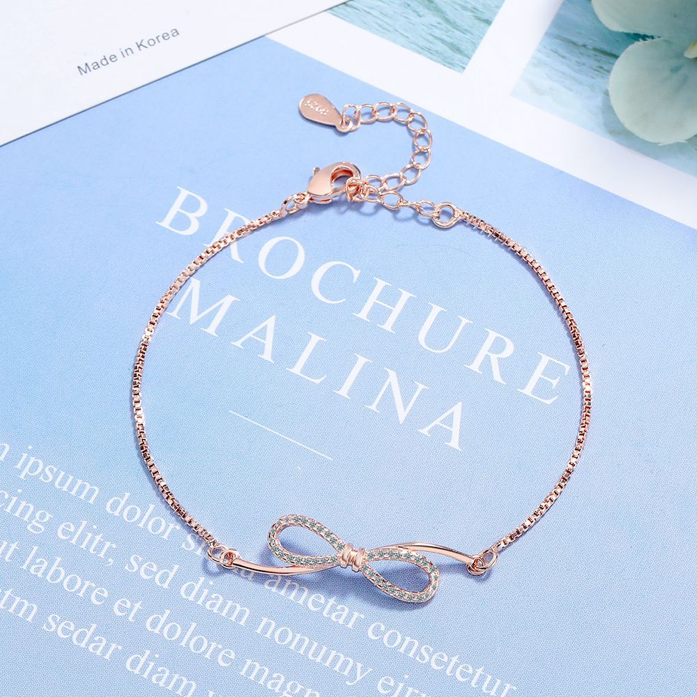 Bow Full Diamond Bracelet
