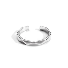 Bague fine géométrique 