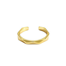 Bague fine géométrique 