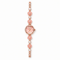 Camellia Bracelet Watch – Women's Quartz with Pearl Accents