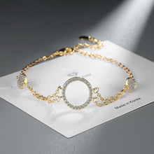 Diamond Double Layer Ring Bracelet