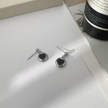 Black Onyx Love Earrings