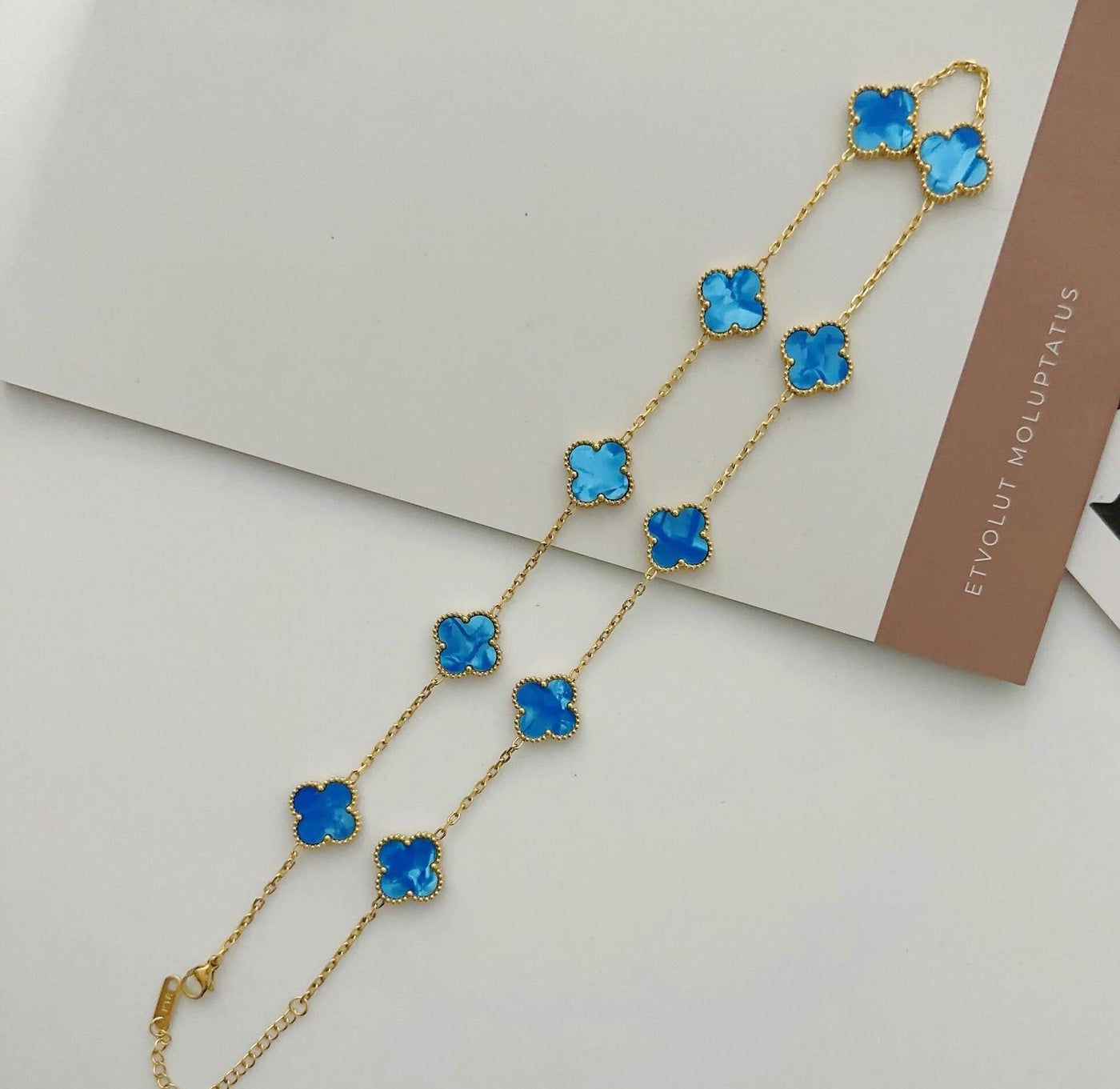 Luckcoo Multi Clover Necklace – Elegant Gift for Her