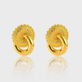 Twist Flower Fashion Earrings