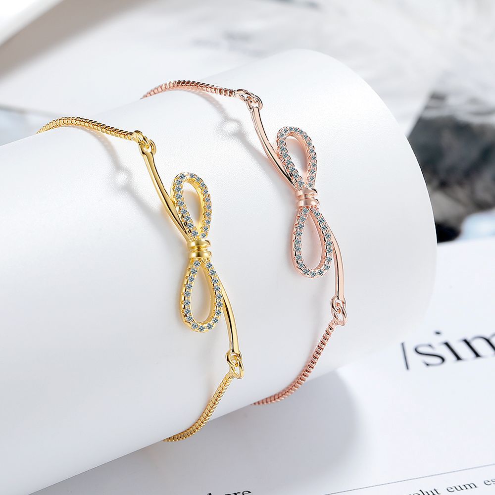 Bow Full Diamond Bracelet