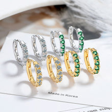 Boucles d'oreilles créoles en diamant 