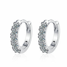 Boucles d'oreilles créoles en diamant 