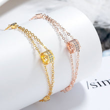 Diamond Small Waist Double Layer Bracelet