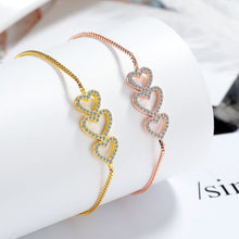 Diamond Love Flower Bracelet