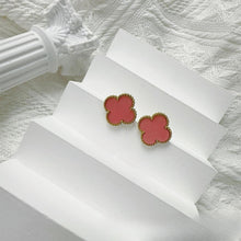 Four-Leaf Clover Earrings for Women – 925 Silver, 18K Gold Plated, Hypoallergenic