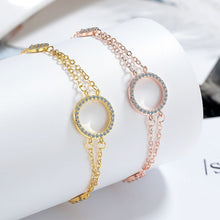 Diamond Double Layer Ring Bracelet