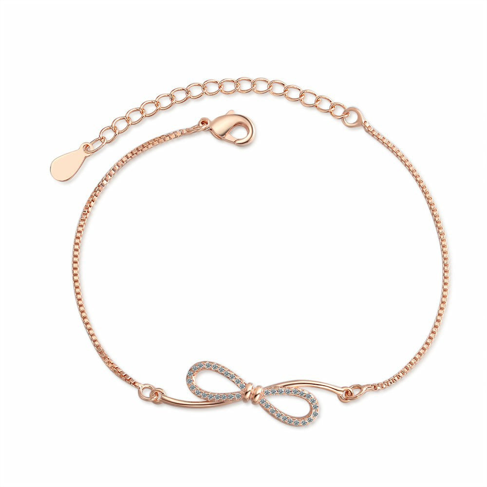 Bow Full Diamond Bracelet