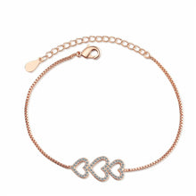 Diamond Love Flower Bracelet