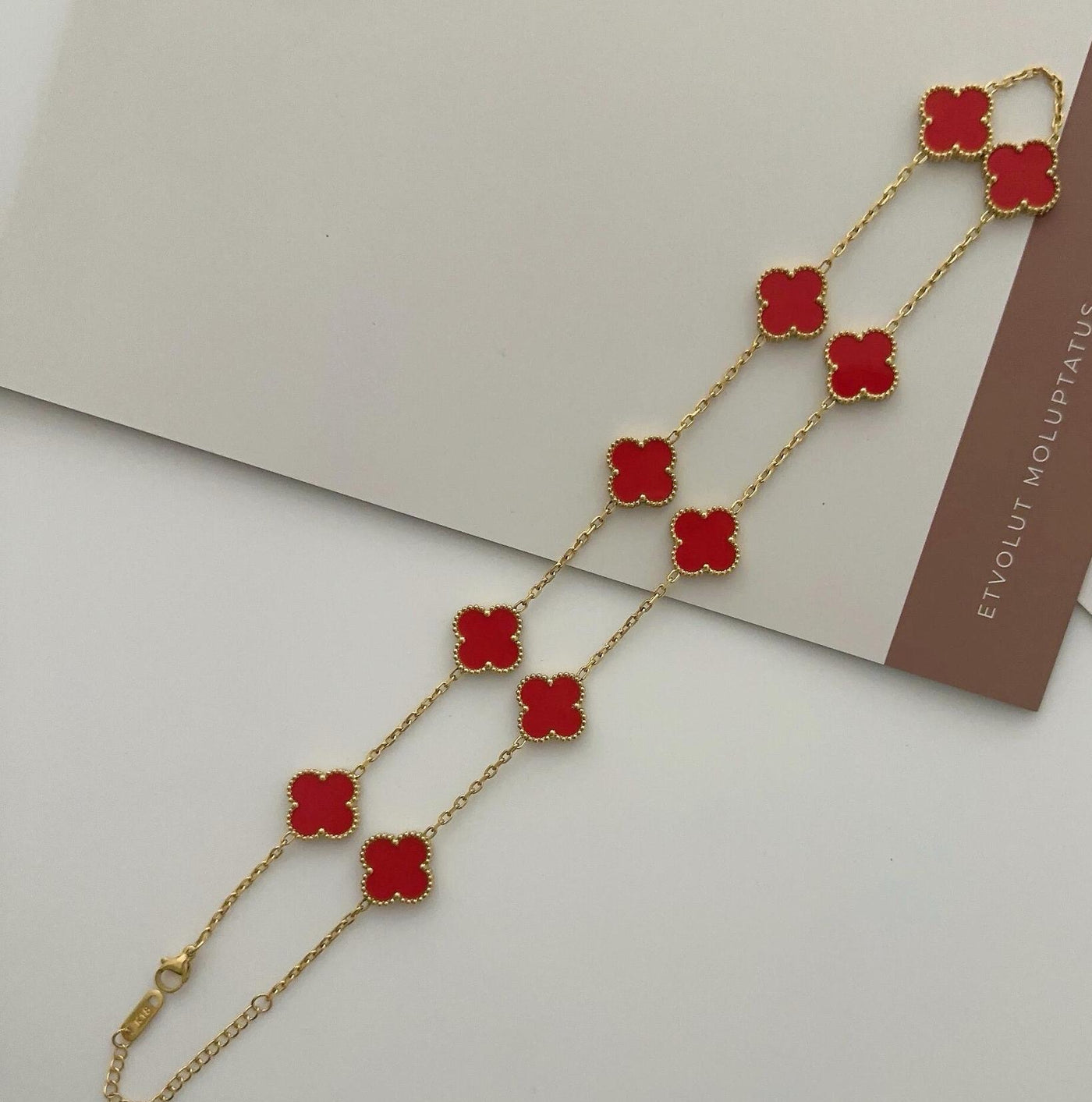 Luckcoo Multi Clover Necklace – Elegant Gift for Her