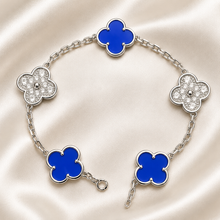 Eternal Clover Pro Bracelet | 18K Gold Plated Luck & Elegance (Silver Chain) LuckCoo