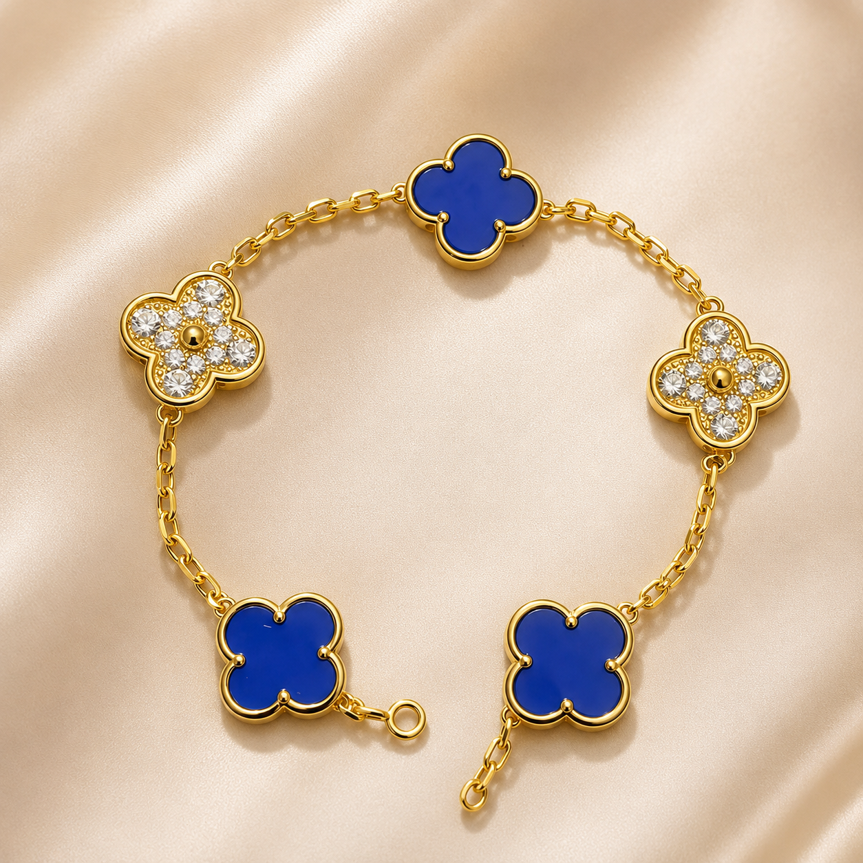 Eternal Clover Pro Bracelet | 18K Gold Plated Luck & Elegance (Gold Chain) LuckCoo