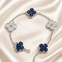 Eternal Clover Pro Bracelet | 18K Gold Plated Luck & Elegance (Silver Chain) LuckCoo