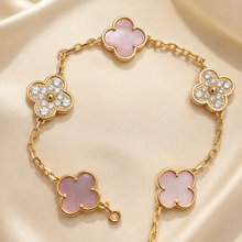 Eternal Clover Pro Bracelet | 18K Gold Plated Luck & Elegance (Rose Gold Chain) LuckCoo